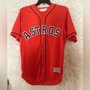 Houston Astro’s Justin Verlander #35 Majestic CoolBase Men’s Jersey. Size Small